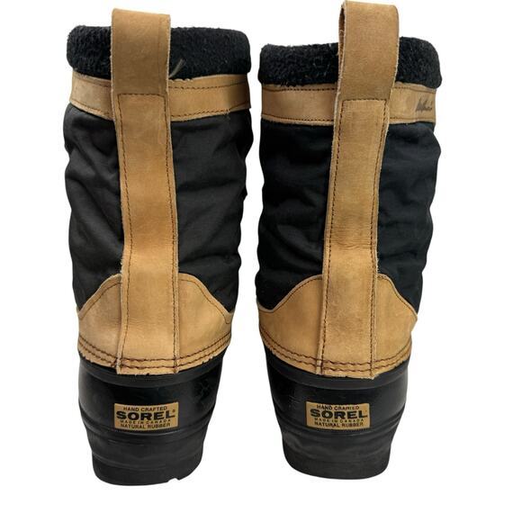 SOREL EDDIE BAUER Vintage Boots Winter Snow Duck Brown Lined Canada‎ Mens 11 - Picture 6 of 11